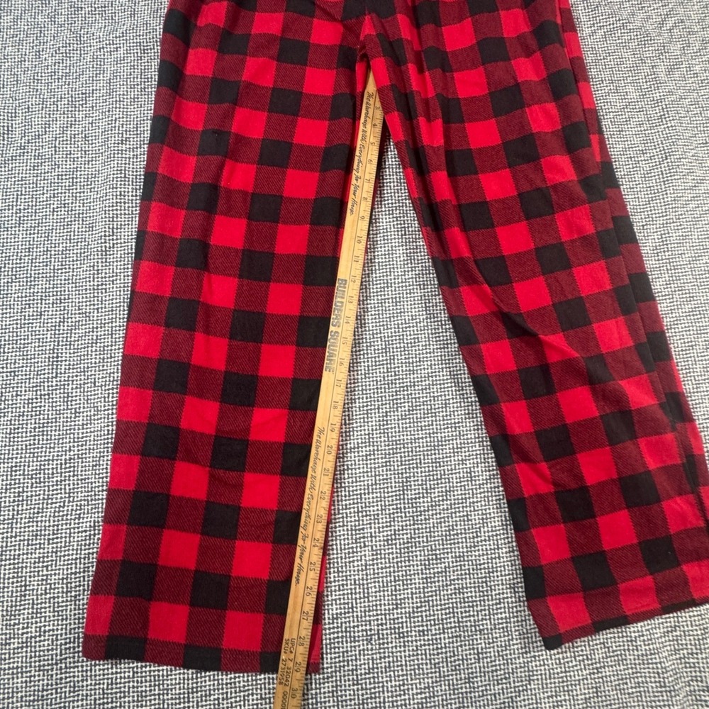 Wondershop Target Womens XL Red Black Buffalo Plaid Fleece Pajama Pants Holiday - Picture 3 of 5